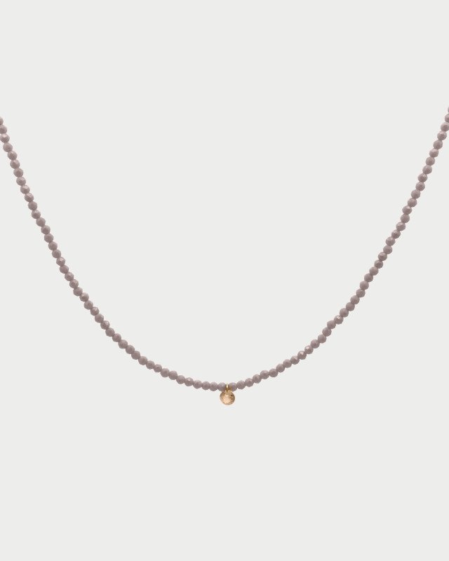 Girocollo filo di pepite zirconi Milky - gr-031 m2 m au